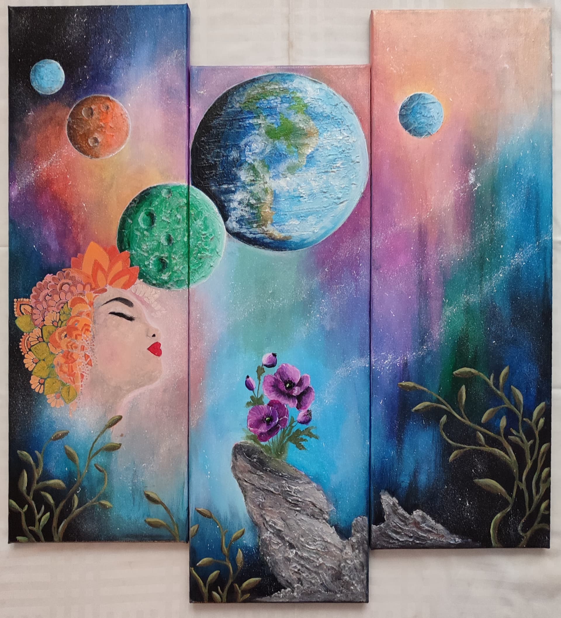 Painting: Ljubav, 2024, Akrilne boje na platnu